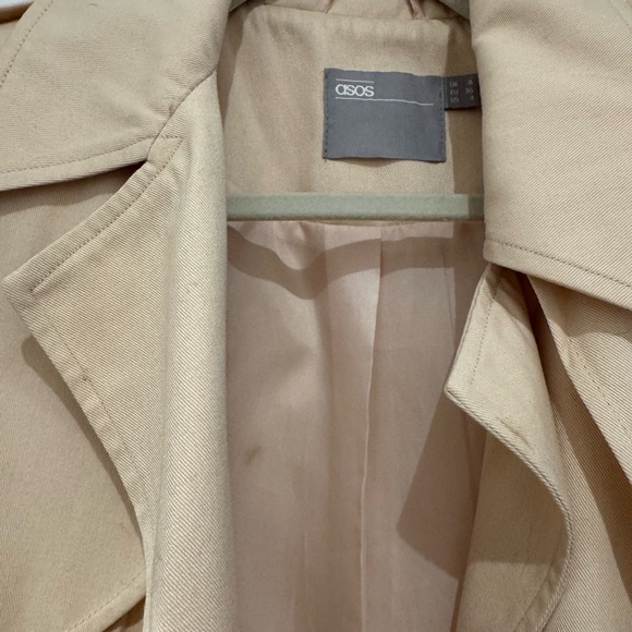 ASOS Classic Beige Trench Coat - Picture 3 of 6